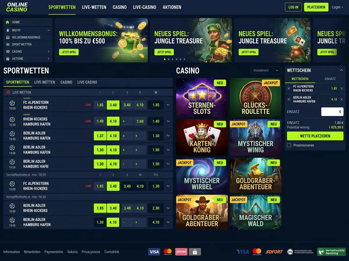 Hispin — Spiele und Quoten
